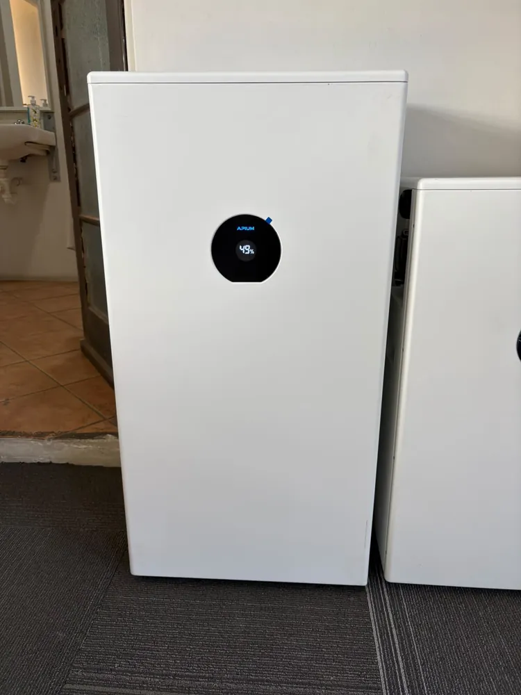 Apium battery installed